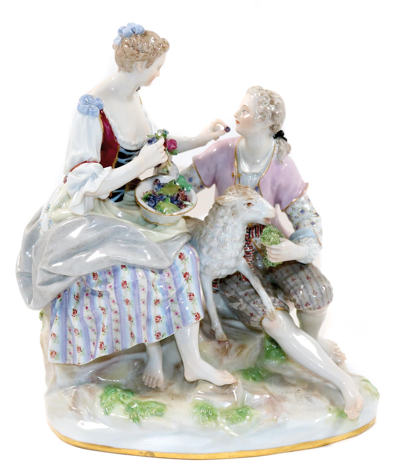 Schäfergruppe - Michel Victor Acier | Bild Nr.1