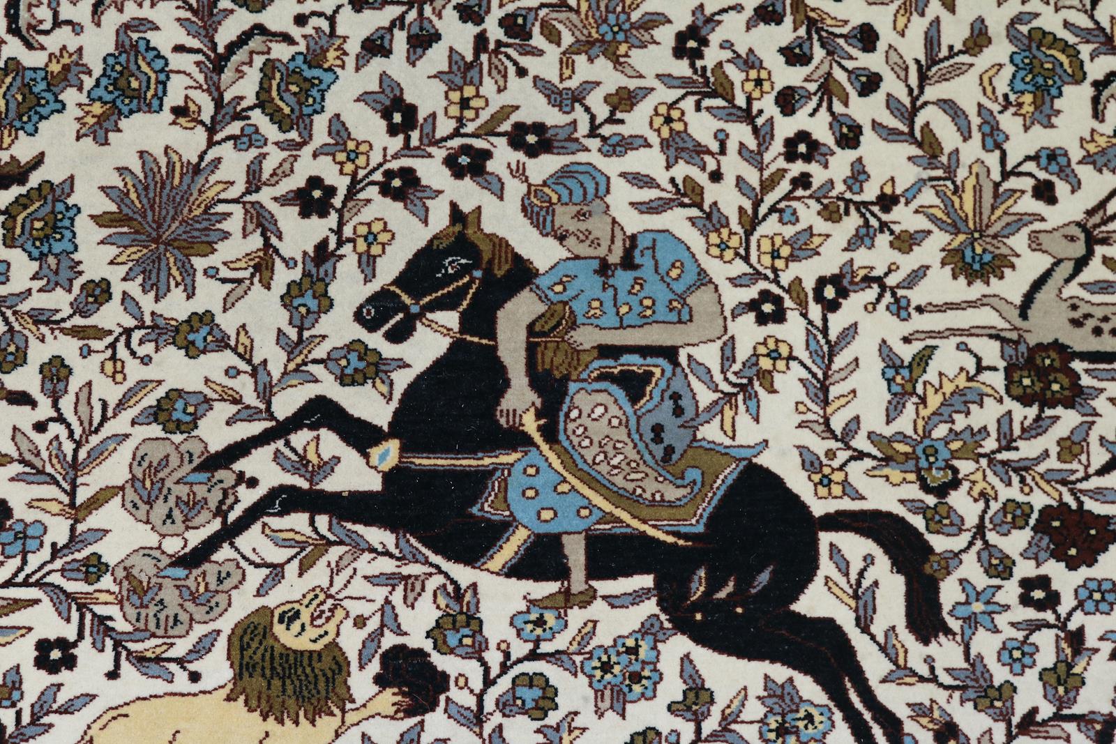 Jagdteppich Seide | Bild Nr.3