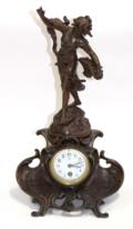 Jugendstil Figurenuhr