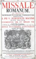 Missale Romanum