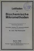 Mikrochemie.