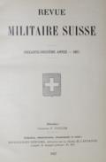 Revue militaire suisse.