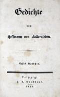 Hoffmann von Fallersleben,(A.H.).