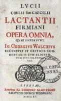 Lactantius,L.C.F.