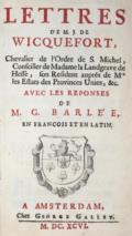 Wicquefort,J.de.