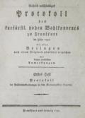 Wahlkonvent 1790.