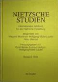 Nietzsche-Studien.