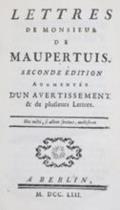 Maupertuis,(P.L.M.)de.