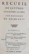 Grimarest,(C.H.le Gallois)de.