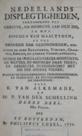 Alkemade,K. van u. P. van der Schelling.